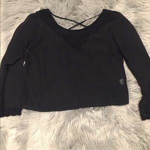 Sheer Black Blouse
